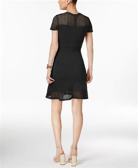 michael michael kors lace mesh dress